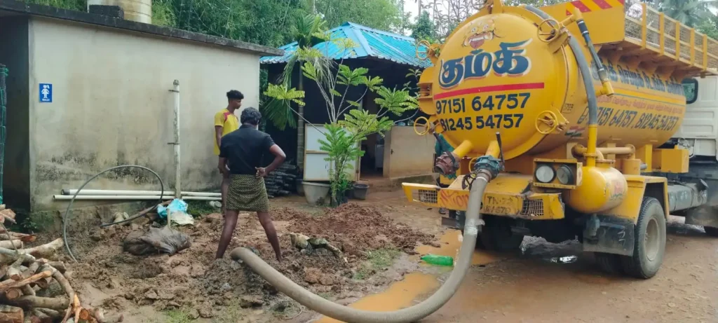 Septic tank cleaning machine in Nagercoil and Kanyakumari