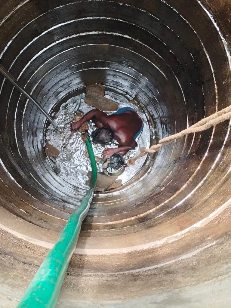 Customer satisfied with septic tank cleaning in Nagercoil